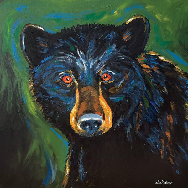 Hippie Hound Studios: Bear Painting Best by Hippie Hound Studios