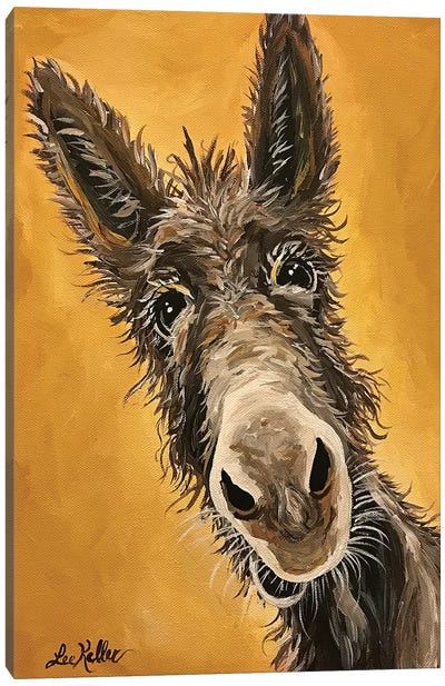 Burro Canvas Art Print - Donkey Art