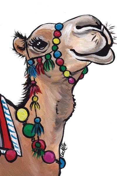 Hippie Hound Studios: Camel Tassels I by Hippie Hound Studios