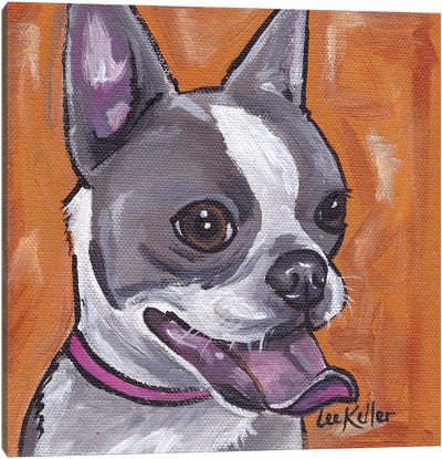 Frenchie (French Bulldog) Canvas Art Print - French Bulldog Art
