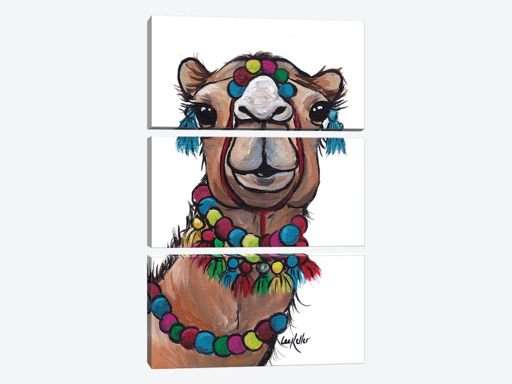 Camel Tassels II by Hippie Hound Studios 3-piece Canvas Art Print
