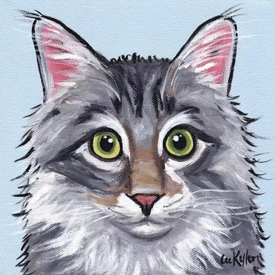 Cat Dash by Hippie Hound Studios framed wall art