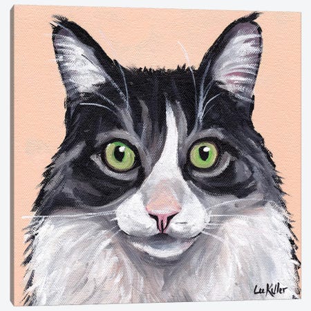 Cat Leo Canvas Print #HHS364} by Hippie Hound Studios Canvas Art