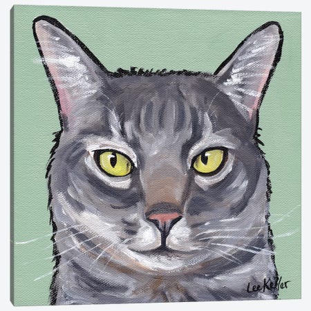 Cat Wiley Canvas Print #HHS367} by Hippie Hound Studios Canvas Wall Art