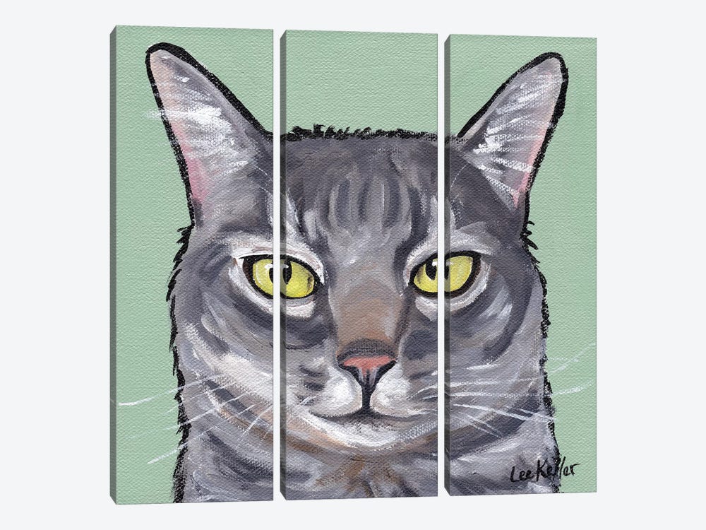 Cat Wiley by Hippie Hound Studios 3-piece Canvas Art