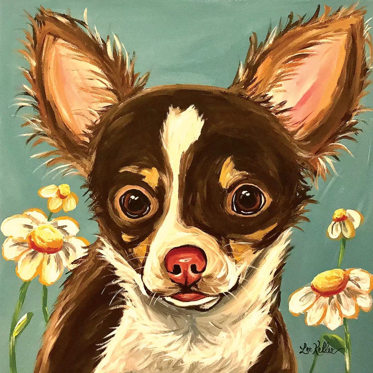 Chihuahua Gizmo by Hippie Hound Studios wall art