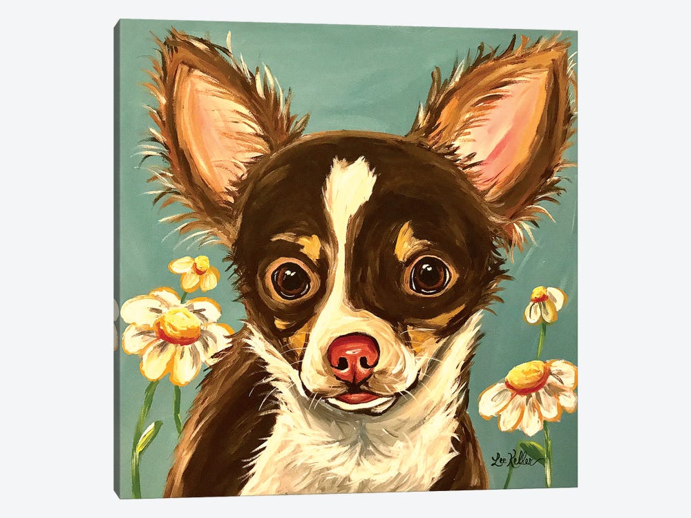 Chihuahua Gizmo by Hippie Hound Studios 1-piece Canvas Print
