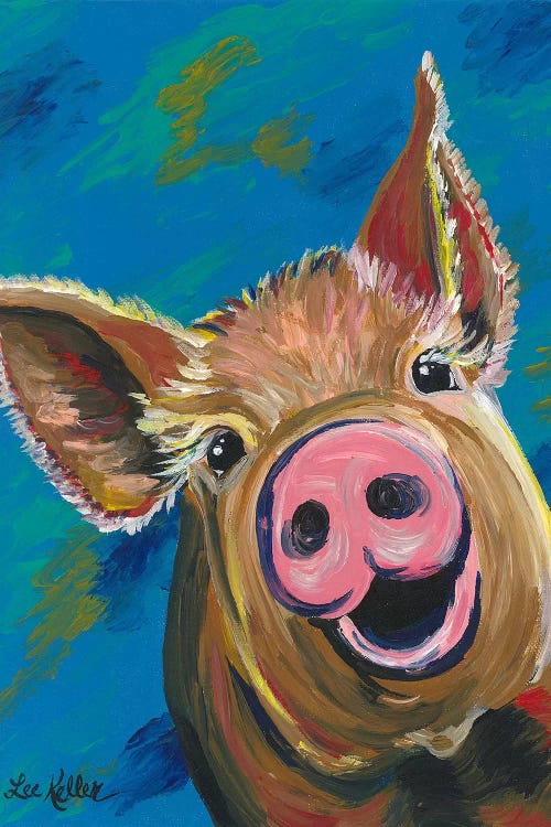 Colorful Pig Painting