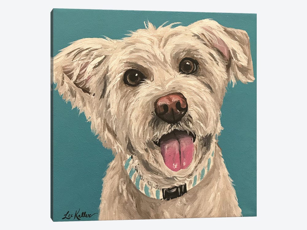 George Wheaten Terrier by Hippie Hound Studios 1-piece Canvas Art Print