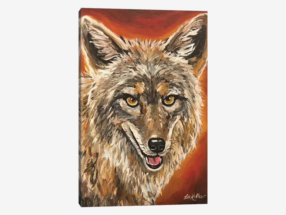 Coyote Painting by Hippie Hound Studios 1-piece Canvas Print