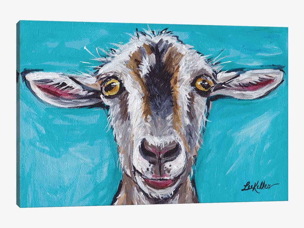 Gizmo The Goat by Hippie Hound Studios 1-piece Canvas Art