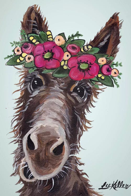 Donkey Pink Flowers