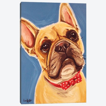 Frenchie Henry Canvas Print #HHS407} by Hippie Hound Studios Art Print