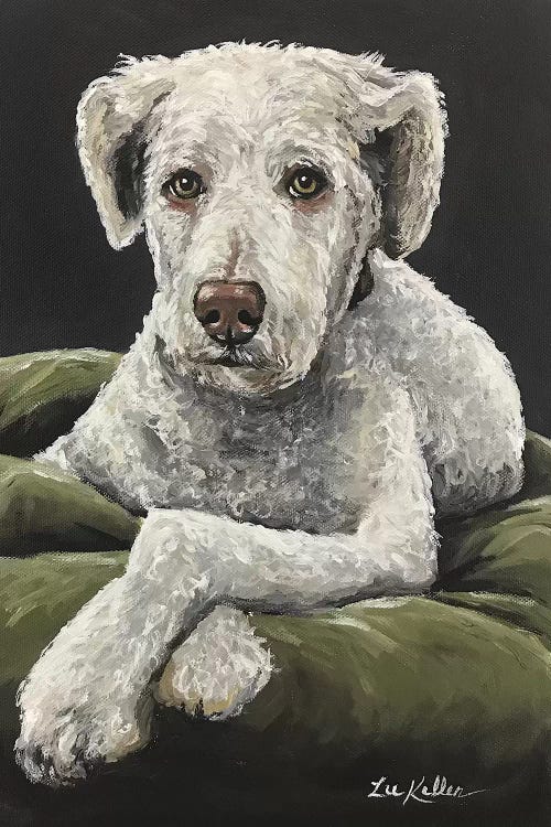 Golden Doodle Chillin' by Hippie Hound Studios wall art