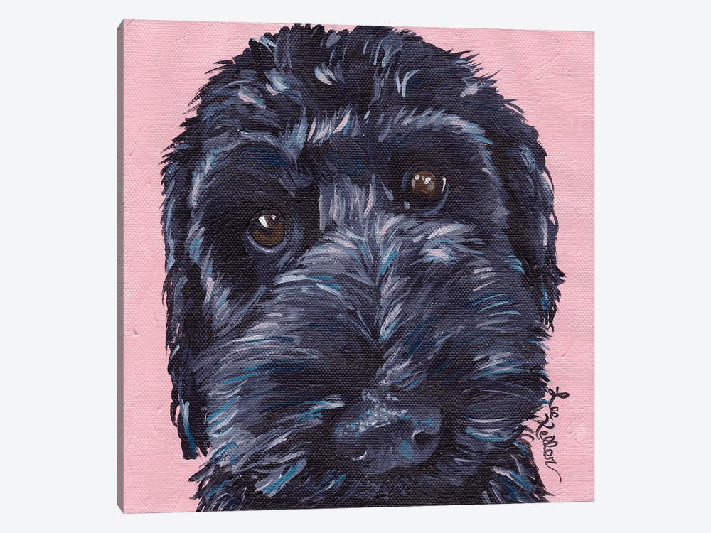 Labradoodle Dog II by Hippie Hound Studios 1-piece Canvas Art Print