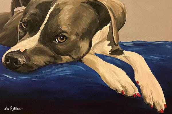 Hippie Hound Studios: Pit Bull Nails by Hippie Hound Studios
