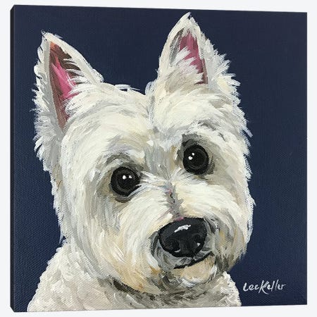 West Highland White Terrier I Canvas Print #HHS486} by Hippie Hound Studios Canvas Print