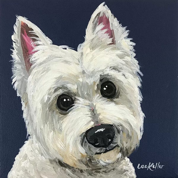 Hippie Hound Studios: West Highland White Terrier I by Hippie Hound Studios