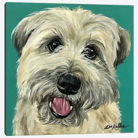 Wheaten Terrier I Canvas Print #HHS487} by Hippie Hound Studios Canvas Print