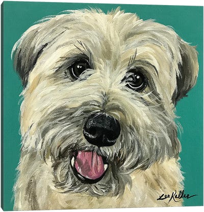 Wheaten Terrier I Canvas Art Print - Hippie Hound Studios