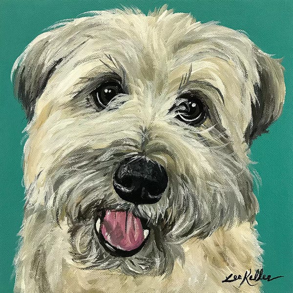 Hippie Hound Studios: Wheaten Terrier I by Hippie Hound Studios