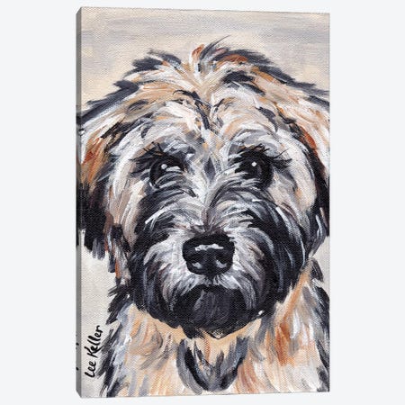 Wheaten Terrier II Canvas Print #HHS488} by Hippie Hound Studios Canvas Wall Art