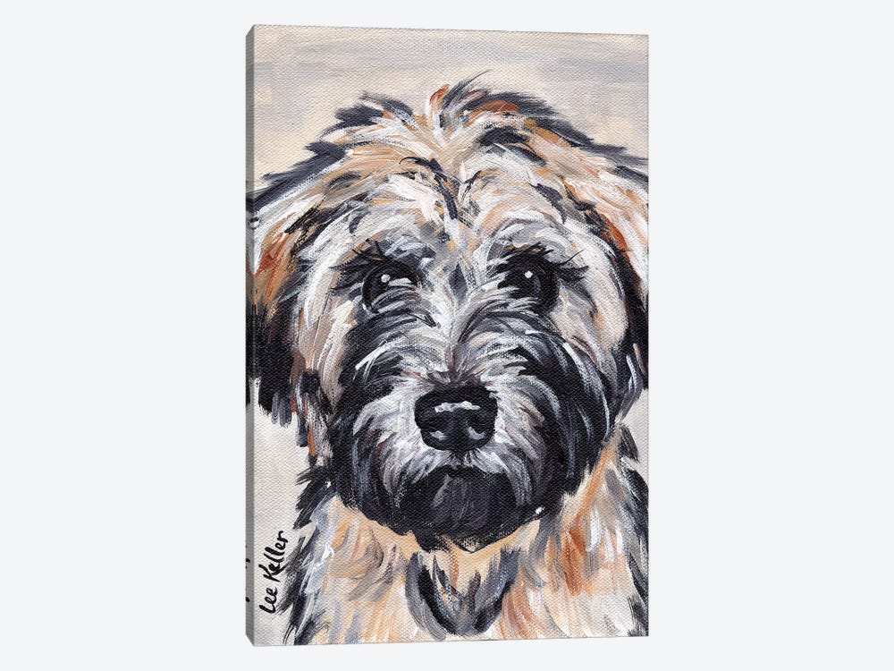 Wheaten Terrier II by Hippie Hound Studios 1-piece Canvas Wall Art