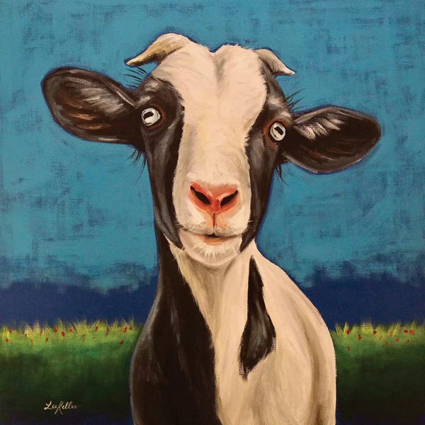 Goats: Luna The Goat by Hippie Hound Studios