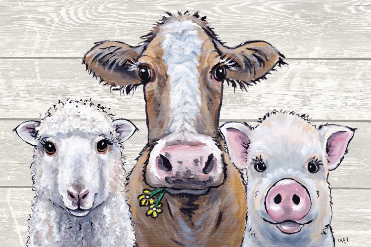 Farmhouse Animals Trio