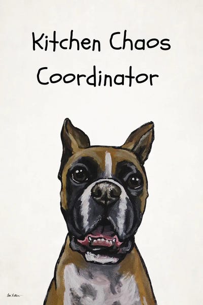 Fine Art Print: Kitchen Chaos Coordinator by Hippie Hound Studios