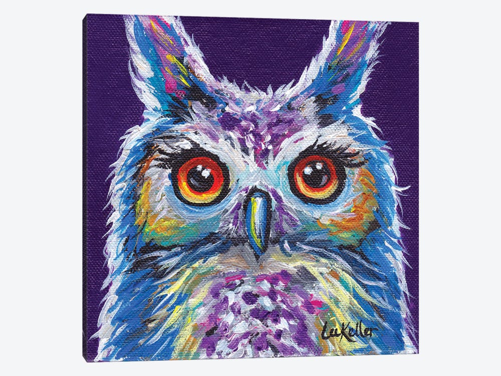 Sasha The Owl by Hippie Hound Studios 1-piece Canvas Art Print