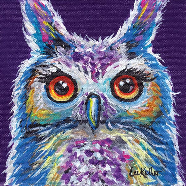 Owls: Sasha The Owl by Hippie Hound Studios
