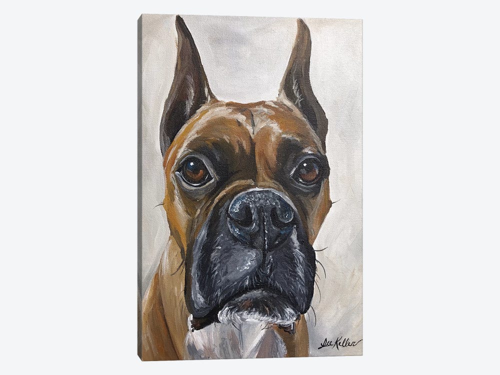Boxer, So Serious  by Hippie Hound Studios 1-piece Canvas Wall Art