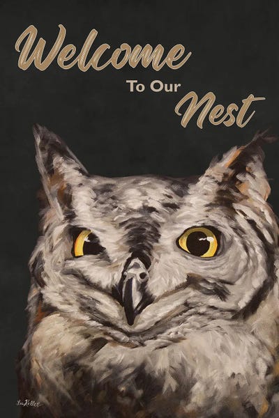 Hippie Hound Studios: Welcome To Our Nest - Owl by Hippie Hound Studios