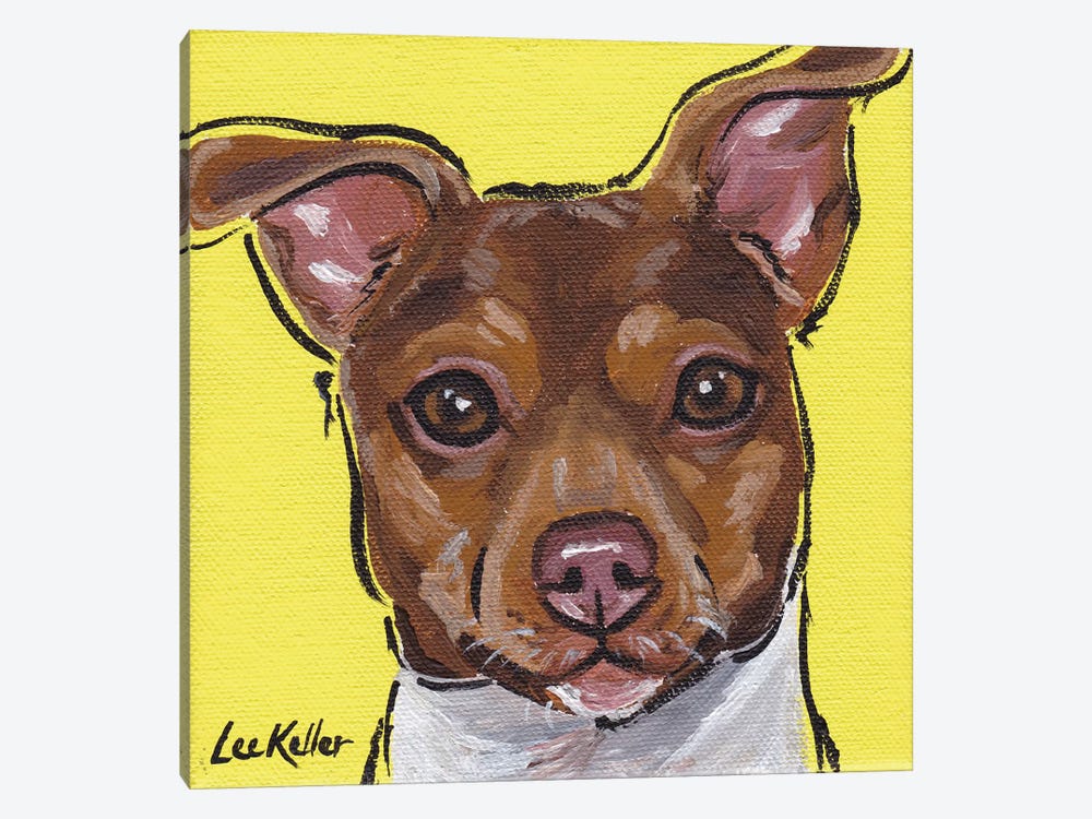Brazilian Terrier III by Hippie Hound Studios 1-piece Canvas Print