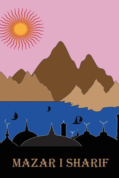 Mazar-i-Sharif by High Art wall art