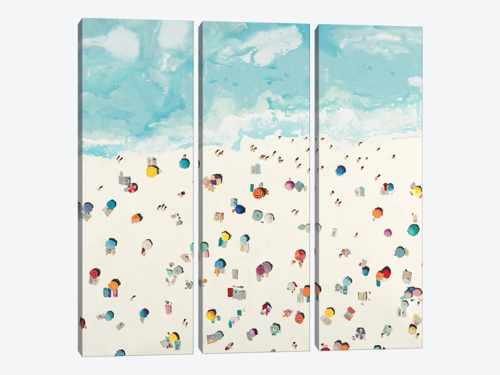 Beach Days by Randy Hibberd 3-piece Canvas Art