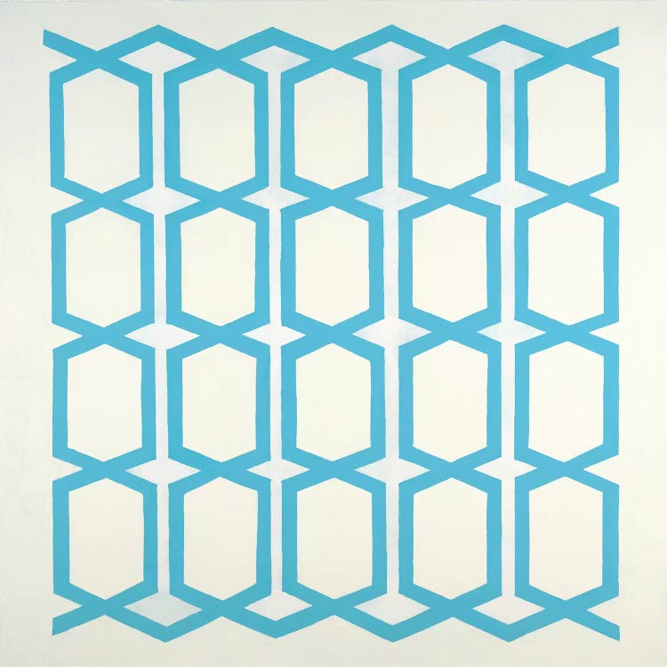 Pattern Blue by Randy Hibberd wall art