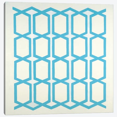 Pattern Blue Canvas Print #HIB112} by Randy Hibberd Canvas Wall Art