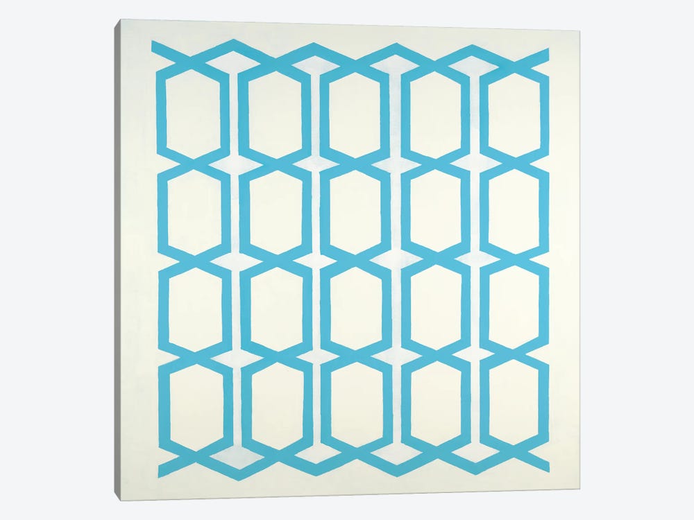 Pattern Blue 1-piece Canvas Artwork