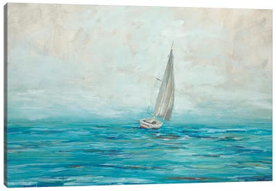 Boat Canvas Art Print - Seascape Art