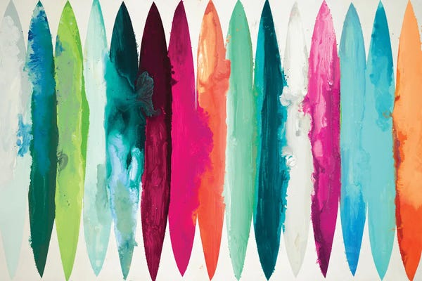 Large Modern Art - Canvas Prints: Even Flow V1 by Randy Hibberd