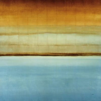 Blue Foam II by Randy Hibberd framed canvas print