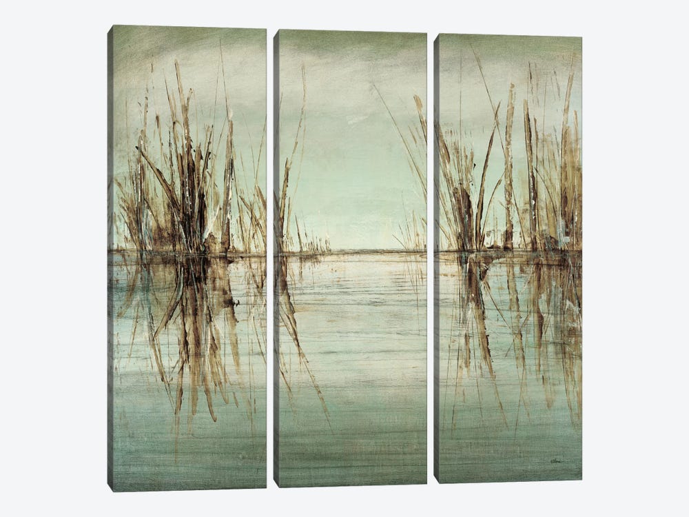 Blue Tranquility I by Randy Hibberd 3-piece Canvas Wall Art