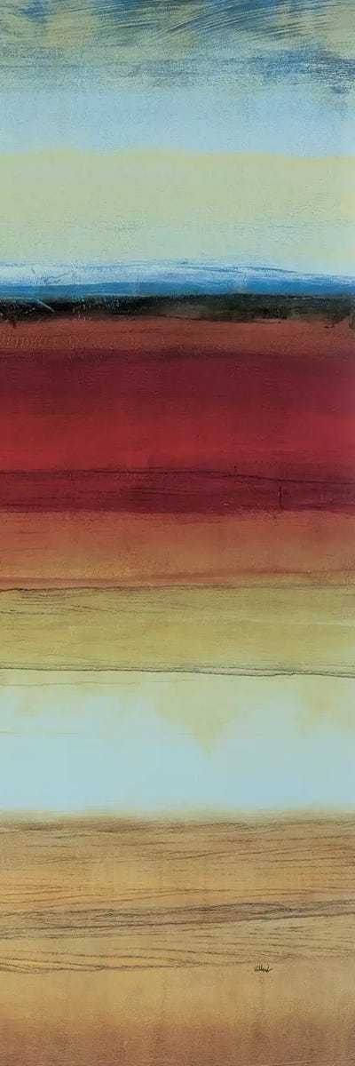 Color Line 3 by Randy Hibberd framed canvas print