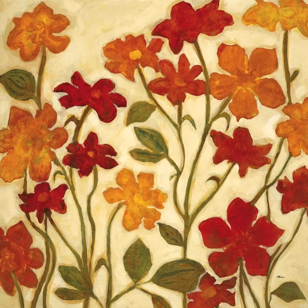 Jane Davies: Happy Home Flowers II by Randy Hibberd