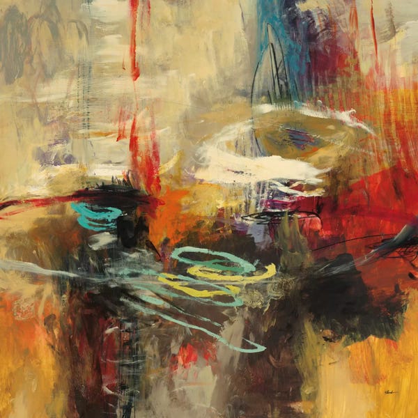 Large Modern Art - Canvas Prints: Instinctual Beauty II by Randy Hibberd
