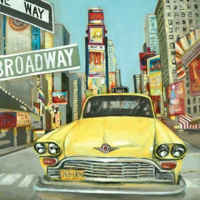 New York by Randy Hibberd framed canvas print