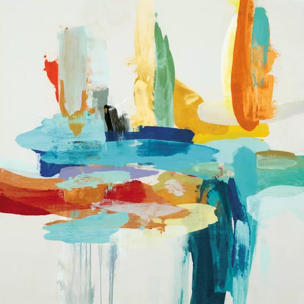 Large Modern Art - Canvas Prints: Synergy II by Randy Hibberd