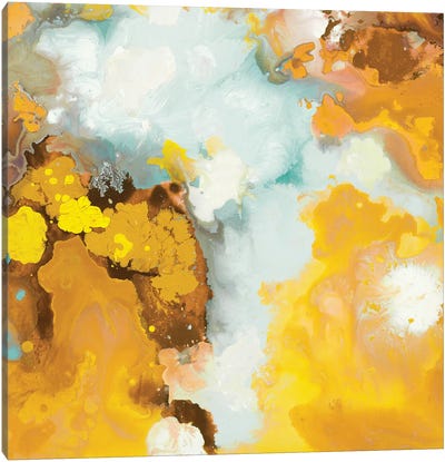 Flowering (Yellow) Canvas Art Print